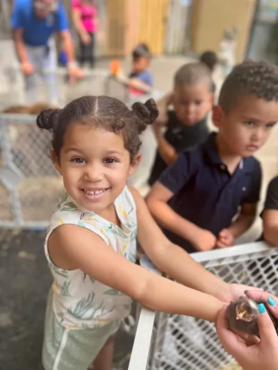Child at Little Heaven Daycare